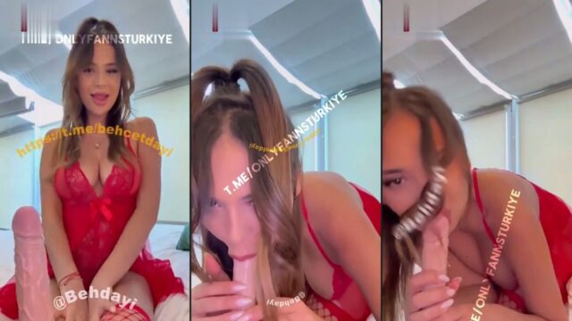 Merve Taşkın Dildo Şovu
