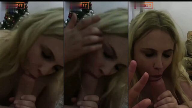 Sarışın Oruspu Ağzına Alıyor Hepsini